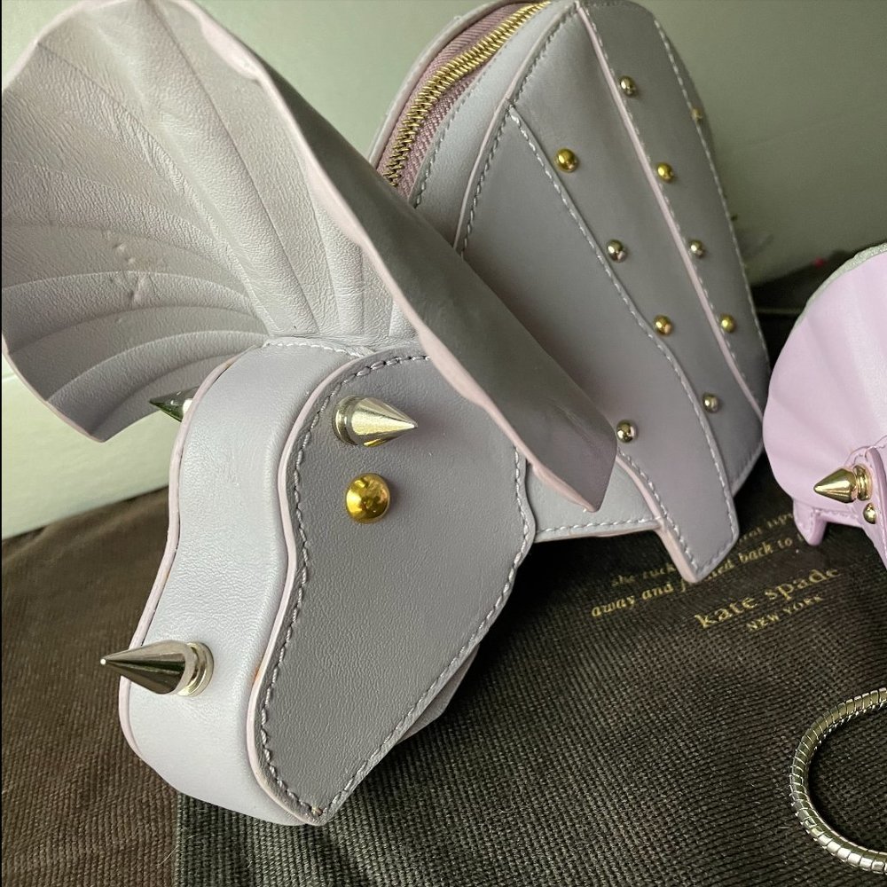 kate spade whimsies triceratops crossbody purse - Picture 4 of 13